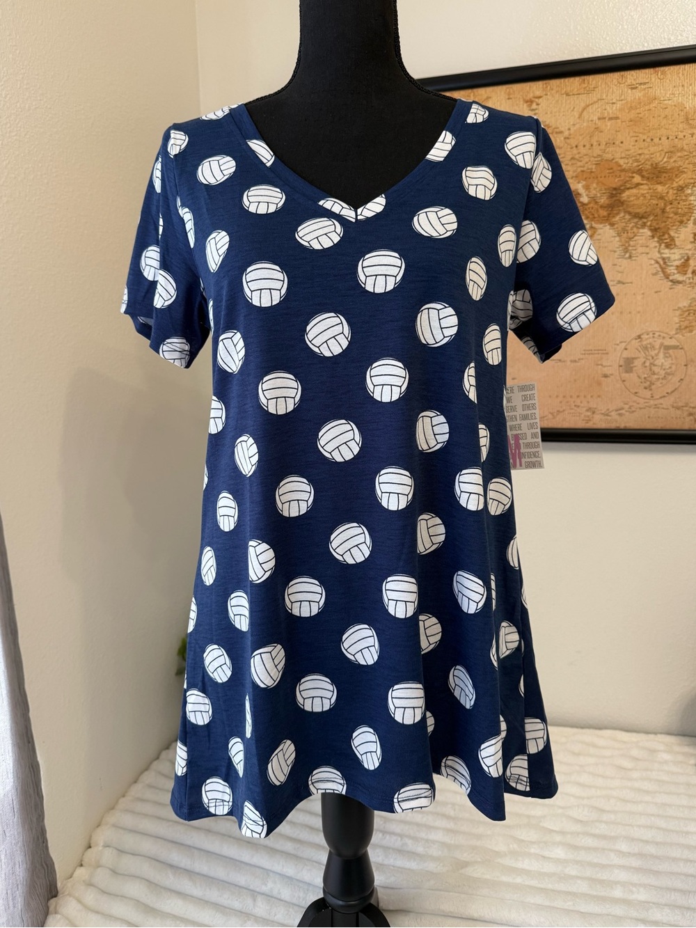 Lularoe volleyball Christy T tee size medium